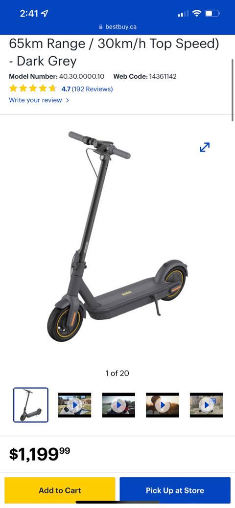 Segway Ninebot G30P MAX brand new  in Other in City of Toronto - Image 2