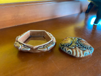 Vintage Wade Pottery England Lidded Crab Design Trinket Box
