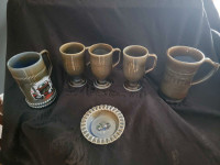 6 pieces of classic wade Ireland pottery