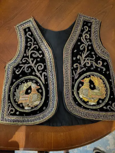 Vintage Embroidered/Beaded Vest, View more