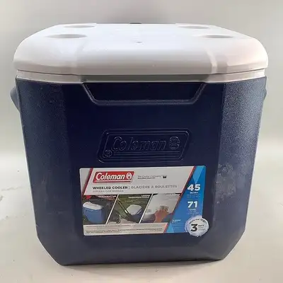 */*42L Glacière Coleman sur Roulettes Coleman Wheeled Cooler, View more