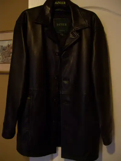Danier Mens leather coat, View more