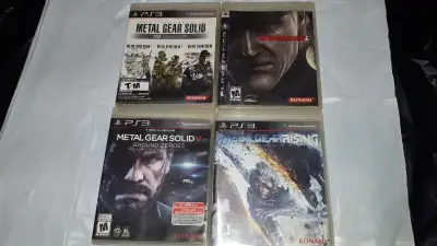 PS3 METAL GEAR  SOLID  GAMES, View more