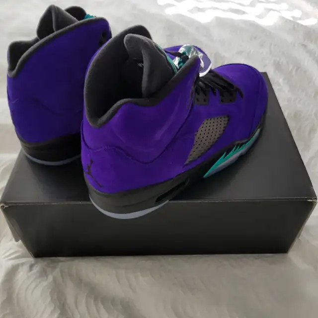 2020 Air Jordan 5 Alternate Grape Deadstock Mens Size 10.0 in Men's Shoes in Oakville / Halton Region - Image 7