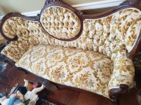 striking antique Victorian couch