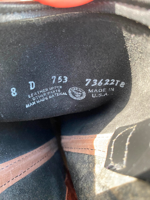 Black leather boots (vibram sole) dans Chaussures pour hommes  à Ville de Montréal - Image 4