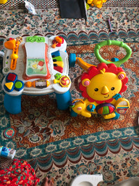 Toodler activity table and baby walker