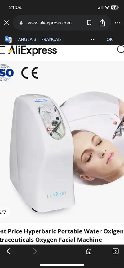 appareil facial oxygène, View more