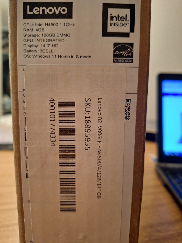 Brand new(open box) Lenovo IdeaPad 1i 14" Laptop in Laptops in City of Toronto - Image 4