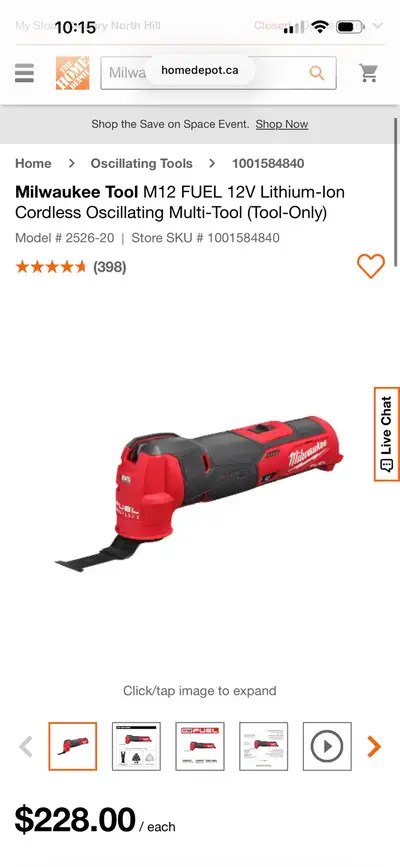 Milwaukee M12 Fuel Oscillating Multi Tool New, View more