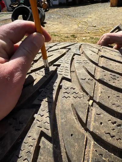 Winter tires Good for another season 215/70R16 $75