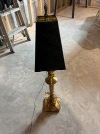 Tall Black Lamp