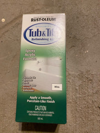 Tub refinishing kit. New