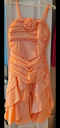 Peach Formal Dress (graduation)
