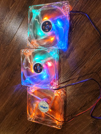 Many 120MM LED Case Fans - Multiple Colours