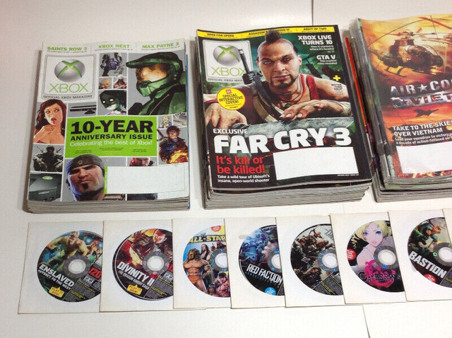 37 Official XBOX Gamer Magazines & 10 Demo Games in XBOX 360 in Winnipeg - Image 2
