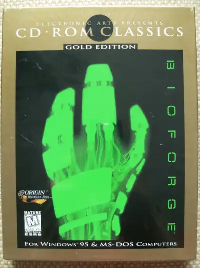 PC CD-ROM CLASSICS: Gold Edition: BIOFORGE Brand New. Factory Sealed. Released: 1996 Bioforge is an...