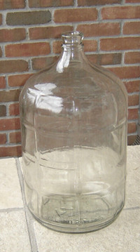 Vintage Glass Carboy Ideal for Fermentation, Decoration, Display