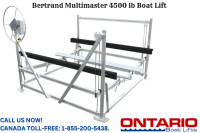 Smooth Docking: Bertrand Multimaster 4500 lb Boat Lift - 2023!