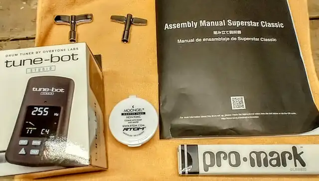 REDUCED!!! TAMA SuperStar Classic Maple Drumset/Zildjian Cymbals in Drums & Percussion in Edmundston - Image 11