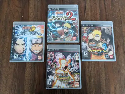 Lot de jeux Naruto Ultimate Ninja Storm pour PlayStation 3 (PS3), View more