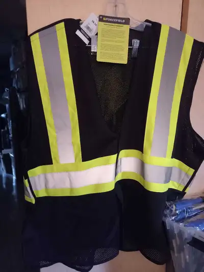 NEW!   Safety Vests - Orange OR Black, View more
