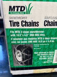 snowblower chains