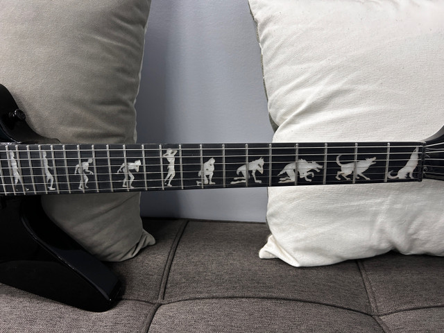 ESP Explorer REPLICA w/Man-to-wolf inlays in Guitars in City of Toronto - Image 3