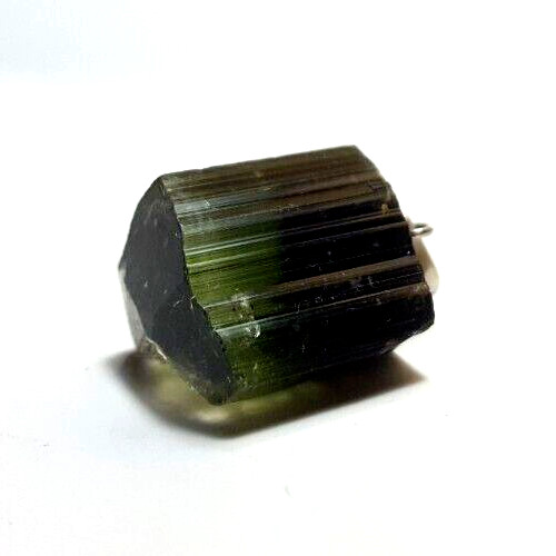 Green/White Capped Terminated Tourmaline  Crystal Pendant in Jewellery & Watches in Sudbury - Image 2