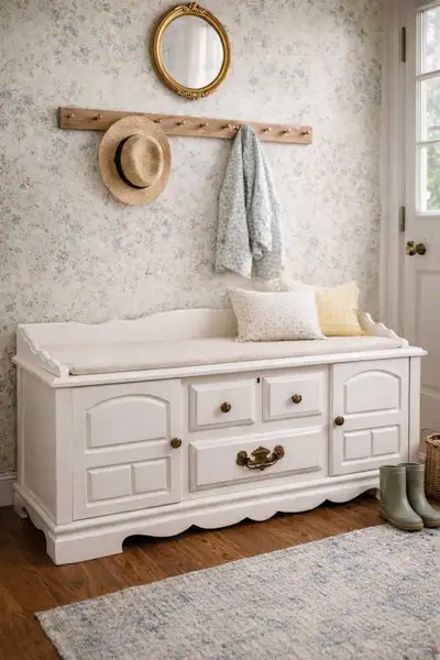Huppe Hope Chest / storage Bench -solid wood and reupholstered, View more