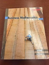Business Mathematics in Canada 8th Edition