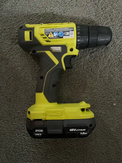 Ryobi 18-Volt ONE+ Cordless 3/8 in. Drill/Driver Kit with 1.5, View more