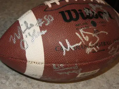Toronto Argonauts  2001 Team Signed CFL Football, View more