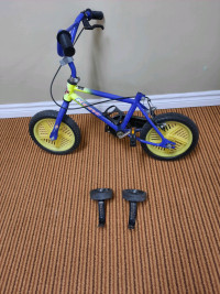 Kent kids bike 11" with training wheels(missing seat)