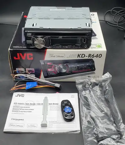 JVC KD-R640 CAR STEREO IPOD SIRIUS PANDORA, View more