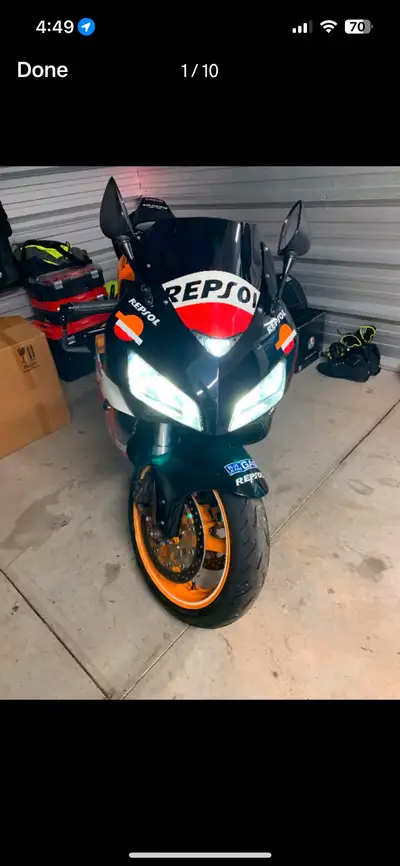 For sale a 2005 Honda CBR 1000 Have lots of gear I’ll give a discounted price if buying the bike. He...
