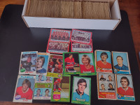 1973-76 O Pee Chee Hockey Assorted Card Lot - 700+ Cards