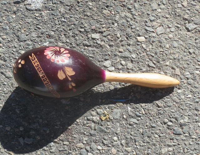 Vintage 1963 Acapulco Mexican Maraca Musical Instrument in Drums & Percussion in Sudbury