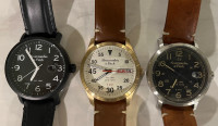 Vintage genuine leather strap Abercrombie watches 