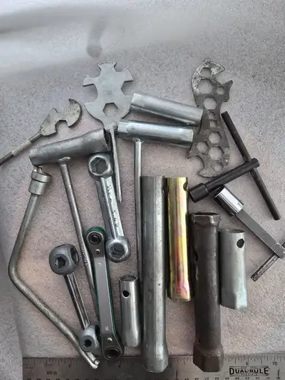 17 vintage assorted wrenches and sockets. Pick up in Millwoods, View more