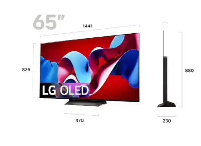 LG-O LED TV-65" UL HD 4K-SMART-65C4-inbox-Warranty-$899-NO TAX, View more