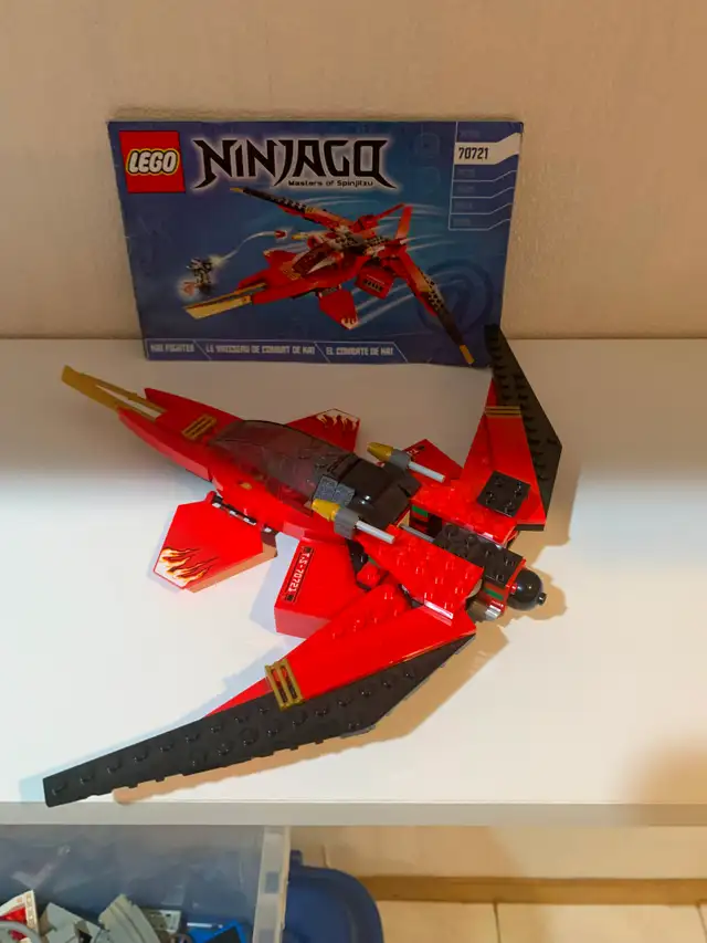 Lego Ninjago Kai Fighter, Item 70721 BUILT SET