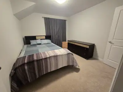 Hello everyone. I have a large fully furnished room with a private full bathroom in my brand-new hom...