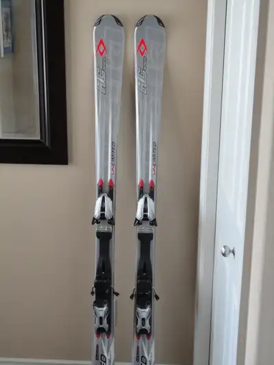 Volkl skis, 156 cm, with Marker bindings. In like new condition. Great skis for the beginner to inte...