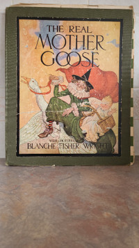 "The Real Mother Goose" nursery rhymes by Blanche Fisher Wright