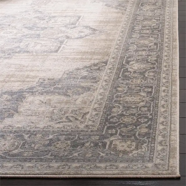 SAFAVIEH Brentwood Collection Area Rug - 9' x 12', Cream & Grey, in Rugs, Carpets & Runners in City of Toronto - Image 5