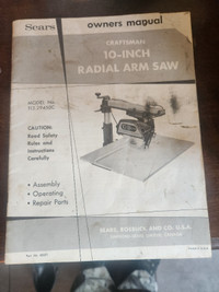 Radial Arm Saw