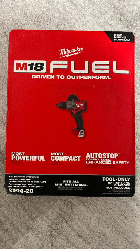 M18 Fuel Gen 4 1/2 in. Hammer Drill/Driver in Power Tools in Mississauga / Peel Region