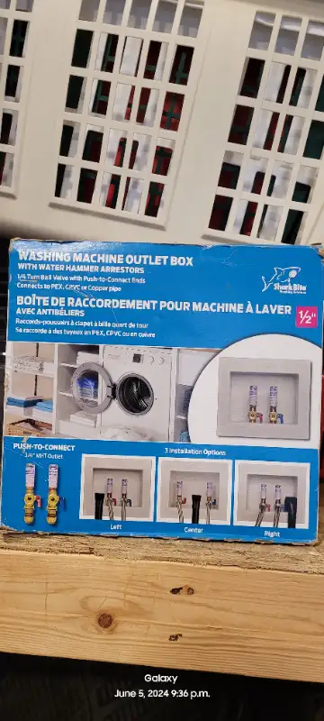 New  Washing Machine Outlet Box, View more