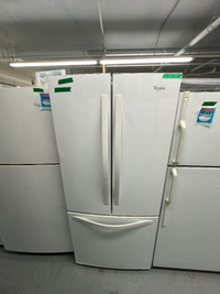 Réfrigérateur Whirlpool Blanc french door white fridge 30"
